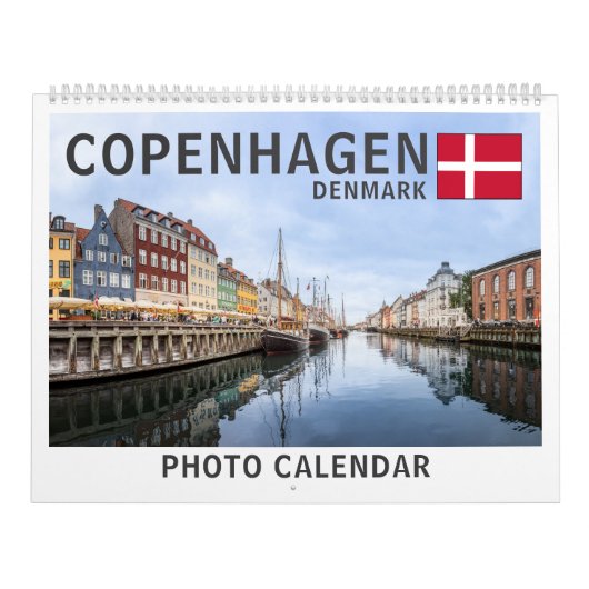 Kopenhagen Denemarken 2027 Kalender (Hoes)