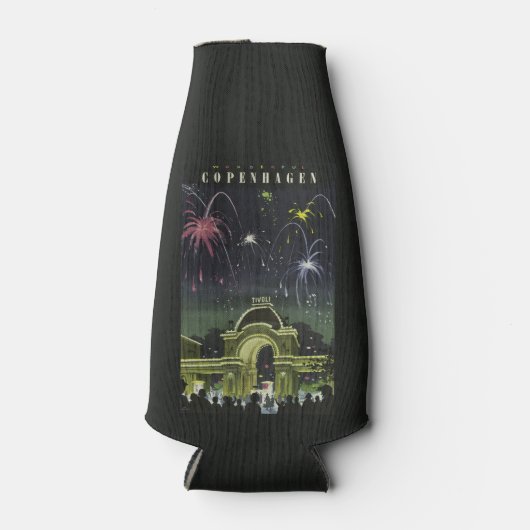 Kopenhagen Denemarken aangepaste flessenkoeler Flesjeskoeler (Voorkant)