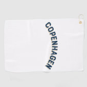 Kopenhagen, Denemarken Arch Golfhanddoek (Horizontaal)