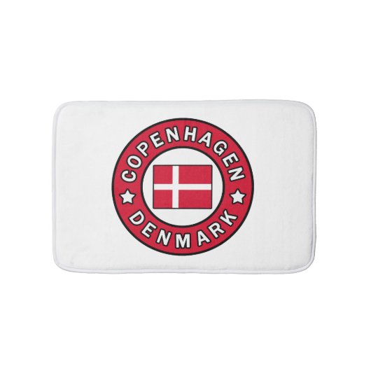 Kopenhagen Denemarken Badmat (Voorkant)