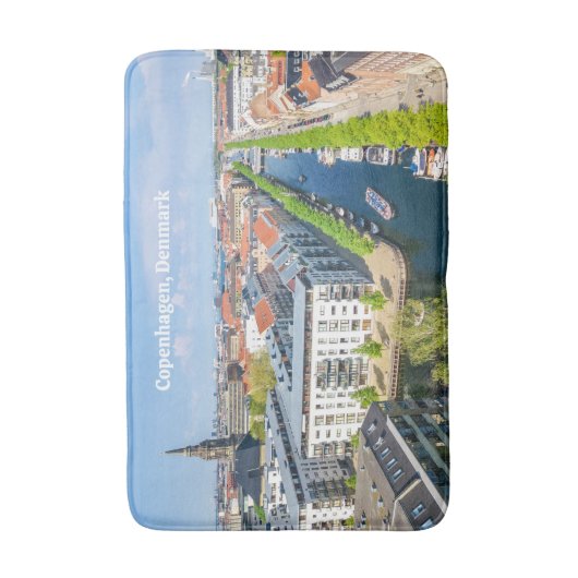 Kopenhagen Denemarken Badmat (Voorkant Verticaal)
