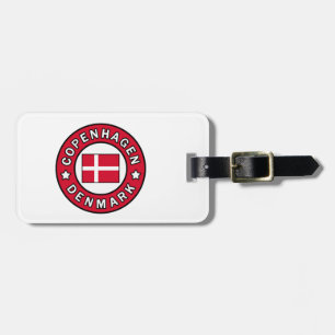 Kopenhagen Denemarken Bagagelabel