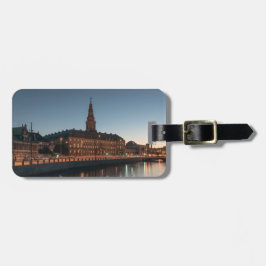 Kopenhagen Denemarken Bagagelabel