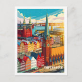 Kopenhagen Denemarken Beroemde reisplaats Briefkaart (Voorkant)