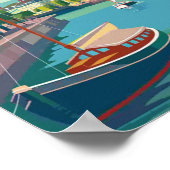 Kopenhagen Denemarken Beroemde Reisplaats Poster (Hoek)