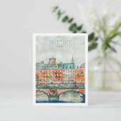 Kopenhagen Denemarken Beroemde Reisplaats Waterver Briefkaart (Staand voorkant)