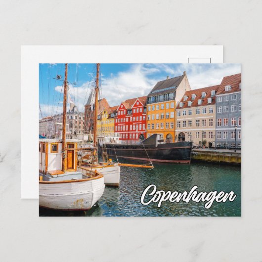 Kopenhagen, Denemarken Briefkaart (Voorkant / Achterkant)