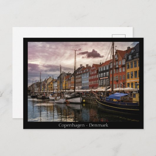 Kopenhagen, Denemarken Briefkaart (Voorkant / Achterkant)