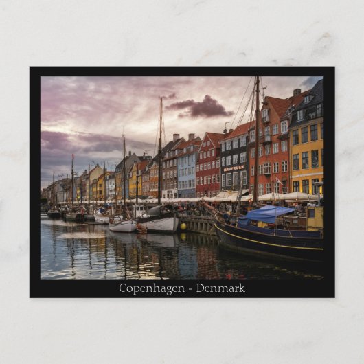 Kopenhagen, Denemarken Briefkaart (Voorkant)