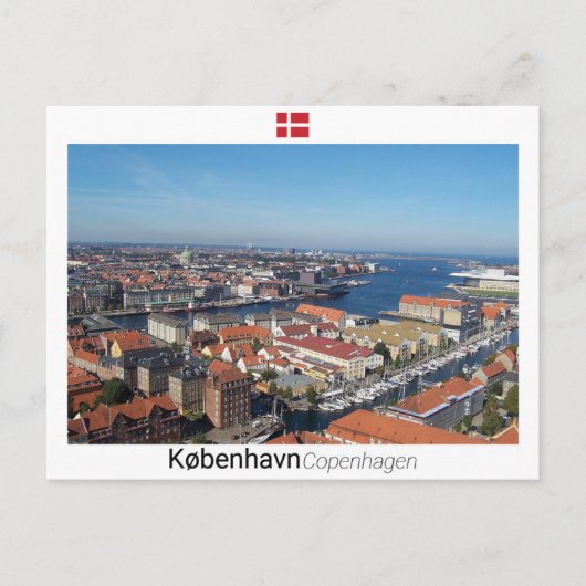 Kopenhagen - Denemarken Briefkaart (Voorkant)