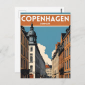 Kopenhagen Denemarken Briefkaart (Voorkant / Achterkant)