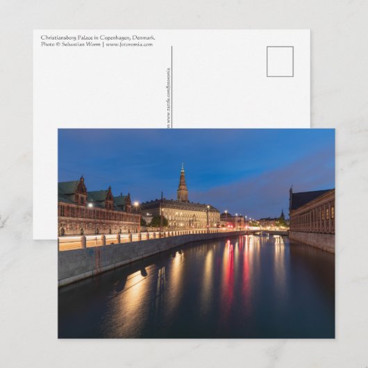 Kopenhagen Denemarken Briefkaart (Voorkant / Achterkant)