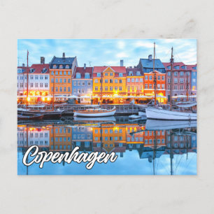 Kopenhagen, Denemarken Briefkaart