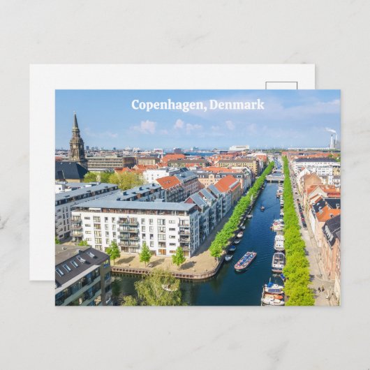 Kopenhagen Denemarken Briefkaart (Voorkant / Achterkant)