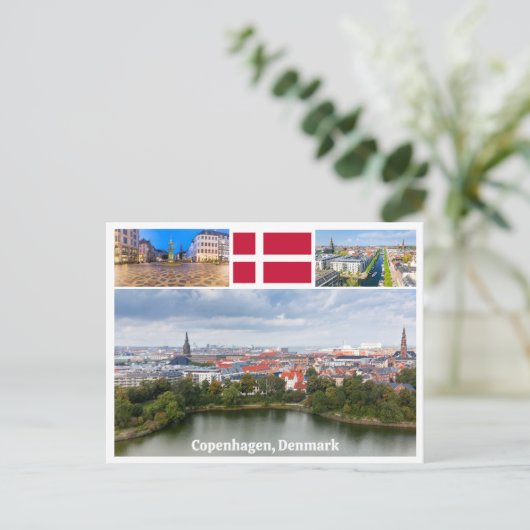 Kopenhagen Denemarken Briefkaart (Staand voorkant)