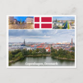 Kopenhagen Denemarken Briefkaart (Voorkant)