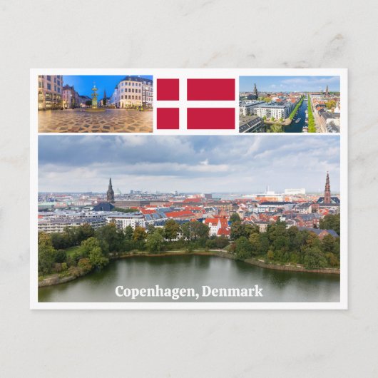 Kopenhagen Denemarken Briefkaart (Voorkant)
