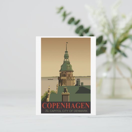 Kopenhagen, Denemarken Briefkaart (Staand voorkant)