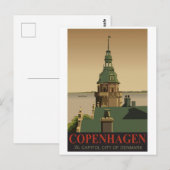 Kopenhagen, Denemarken Briefkaart (Voorkant / Achterkant)
