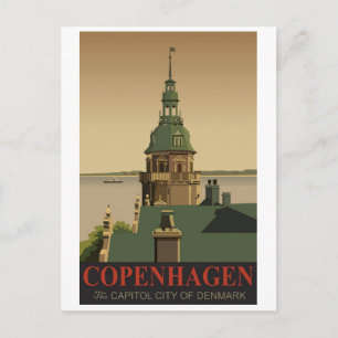 Kopenhagen, Denemarken Briefkaart
