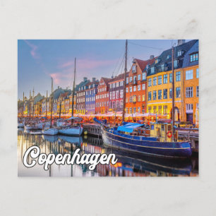Kopenhagen, Denemarken Briefkaart