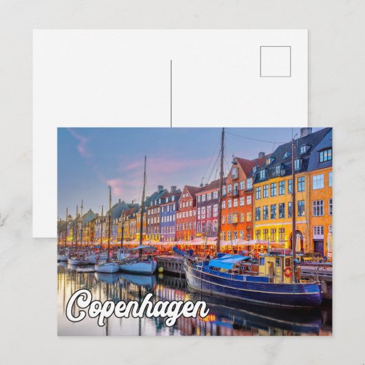 Kopenhagen, Denemarken Briefkaart (Voorkant / Achterkant)