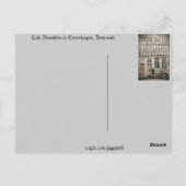 Kopenhagen, Denemarken Briefkaart (Achterkant)