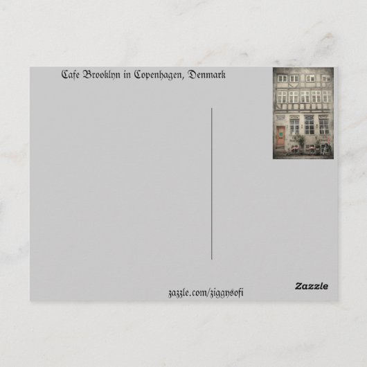 Kopenhagen, Denemarken Briefkaart (Achterkant)