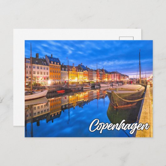 Kopenhagen, Denemarken Briefkaart (Voorkant / Achterkant)