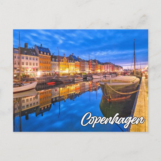 Kopenhagen, Denemarken Briefkaart (Voorkant)