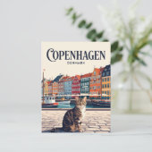Kopenhagen Denemarken Briefkaart (Staand voorkant)