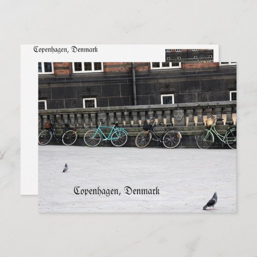 Kopenhagen, Denemarken Briefkaart (Voorkant / Achterkant)