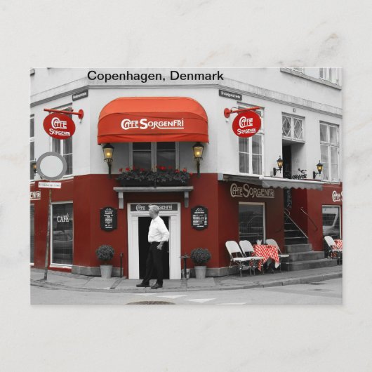 Kopenhagen, Denemarken Briefkaart (Voorkant)