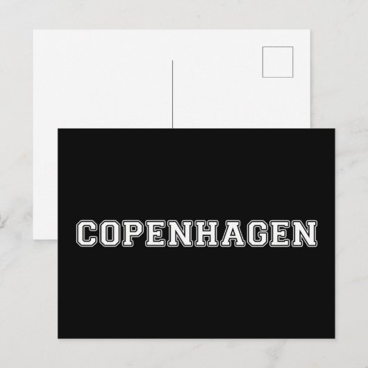 Kopenhagen Denemarken Briefkaart (Voorkant / Achterkant)