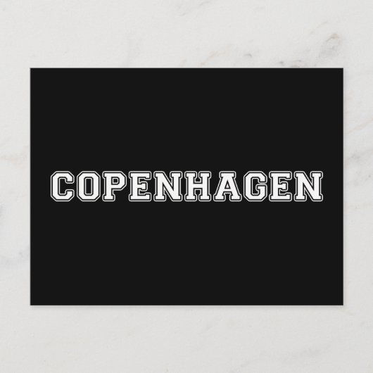 Kopenhagen Denemarken Briefkaart (Voorkant)