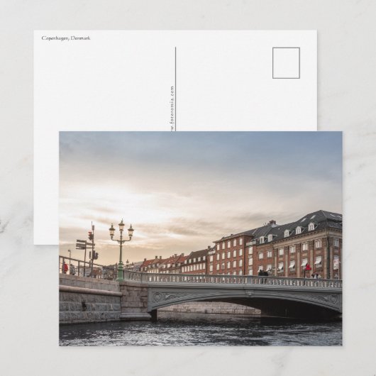 Kopenhagen Denemarken Briefkaart (Voorkant / Achterkant)
