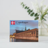 Kopenhagen Denemarken Briefkaart (Staand voorkant)