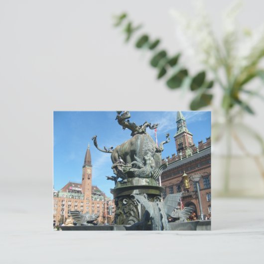 Kopenhagen, Denemarken Briefkaart (Staand voorkant)