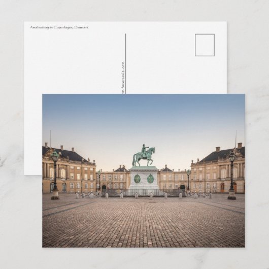 Kopenhagen Denemarken Briefkaart (Voorkant / Achterkant)