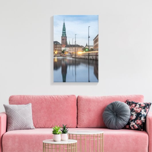 Kopenhagen Denemarken Canvas Afdruk (Insitu (Woonkamer))