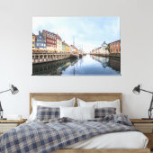 Kopenhagen Denemarken Canvas Afdruk (Insitu (Slaapkamer))