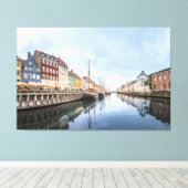Kopenhagen Denemarken Canvas Afdruk (Insitu (Houten vloer))