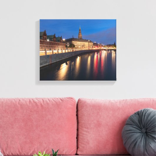 Kopenhagen Denemarken Canvas Afdruk (Insitu (Woonkamer))
