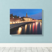 Kopenhagen Denemarken Canvas Afdruk (Insitu (Houten vloer))
