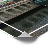 Kopenhagen, Denemarken - Charmant Scandinavisch Poster (Hoek)