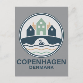 Kopenhagen Denemarken Europa Briefkaart