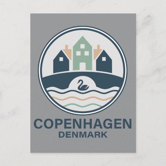 Kopenhagen Denemarken Europa Briefkaart (Voorkant)