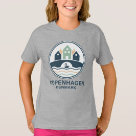 Kopenhagen Denemarken Europa T-shirt