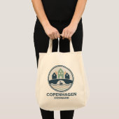 Kopenhagen Denemarken Europa Tote Bag (Voorkant (product))