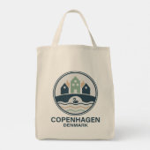 Kopenhagen Denemarken Europa Tote Bag (Achterkant)